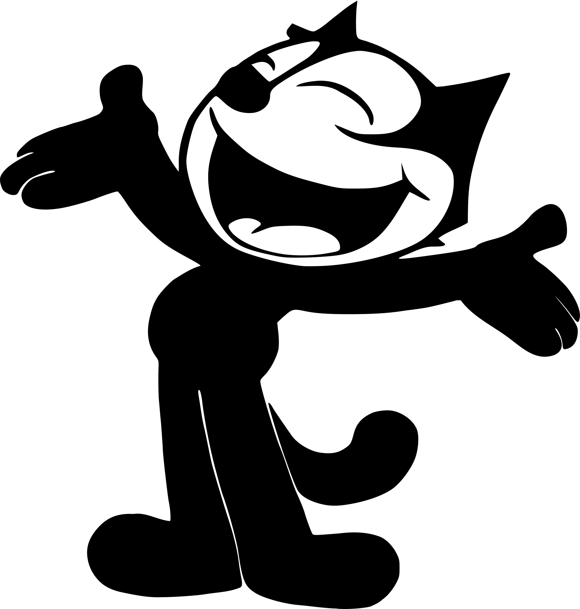 FELIX THE CAT CLEAR BACKGROUND